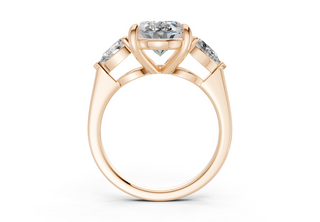 Vexia Three Stone 1.8mm Enagaement Ring