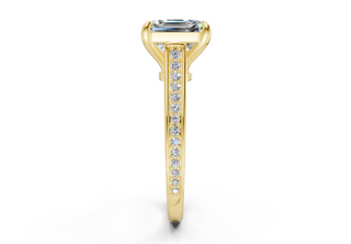 Zariel Pave 2mm Enagaement Ring