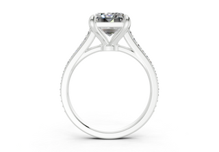 Zariel Pave 2mm Enagaement Ring