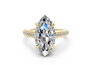 Zariel Pave 2mm Enagaement Ring
