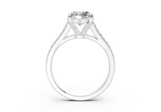 Zariel Pave 2mm Enagaement Ring