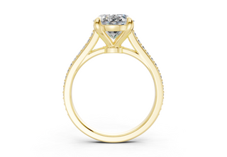Zariel Pave 2mm Enagaement Ring