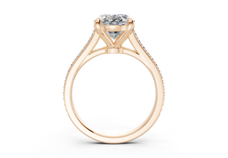 Zariel Pave 2mm Enagaement Ring