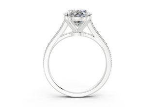 Zariel Pave 2mm Enagaement Ring