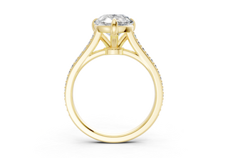 Zariel Pave 2mm Enagaement Ring