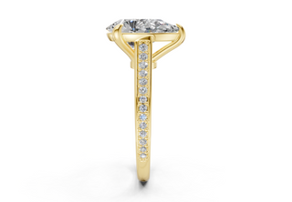 Zariel Pave 2mm Enagaement Ring