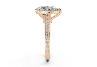 Zariel Pave 2mm Enagaement Ring