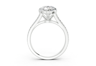 Zariel Pave 2mm Enagaement Ring