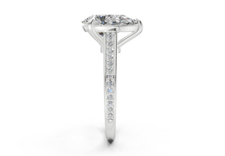 Zariel Pave 2mm Enagaement Ring