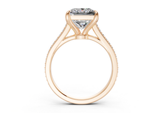 Zariel Pave 2mm Enagaement Ring