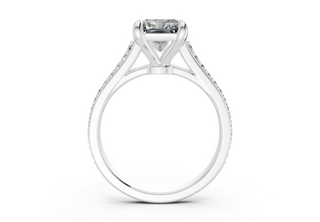 Zariel Pave 2mm Enagaement Ring