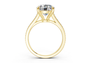 Zariel Pave 2mm Enagaement Ring