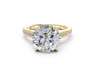 Zariel Pave 2mm Enagaement Ring