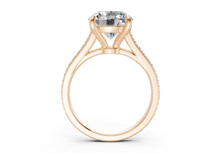 Zariel Pave 2mm Enagaement Ring