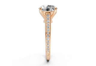 Zariel Pave 2mm Enagaement Ring