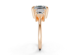 Adalyn Three Stone 2mm Enagaement Ring