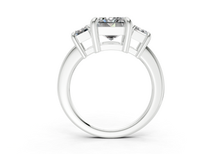 Adalyn Three Stone 2mm Enagaement Ring