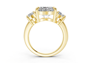 Adalyn Three Stone 2mm Enagaement Ring