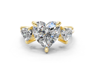 Adalyn Three Stone 2mm Enagaement Ring