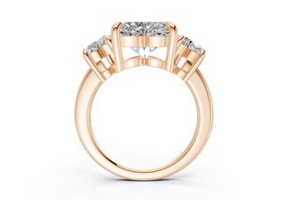 Adalyn Three Stone 2mm Enagaement Ring
