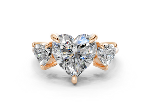 Adalyn Three Stone 2mm Enagaement Ring