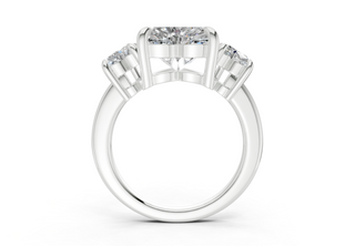 Adalyn Three Stone 2mm Enagaement Ring