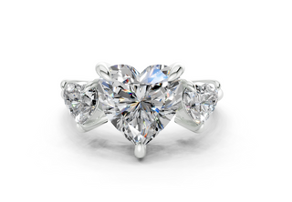 Adalyn Three Stone 2mm Enagaement Ring