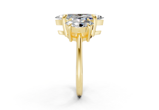 Adalyn Three Stone 2mm Enagaement Ring