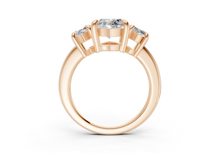 Adalyn Three Stone 2mm Enagaement Ring