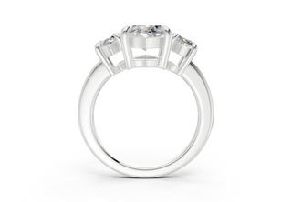 Adalyn Three Stone 2mm Enagaement Ring