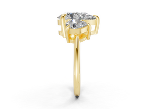 Adalyn Three Stone 2mm Enagaement Ring