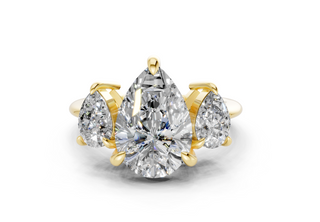 Adalyn Three Stone 2mm Enagaement Ring