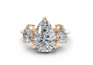 Adalyn Three Stone 2mm Enagaement Ring