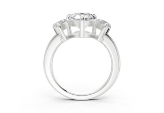 Adalyn Three Stone 2mm Enagaement Ring