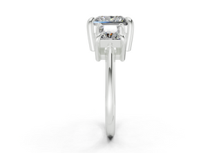 Adalyn Three Stone 2mm Enagaement Ring