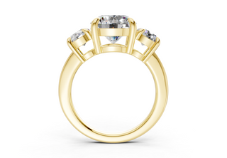 Adalyn Three Stone 2mm Enagaement Ring