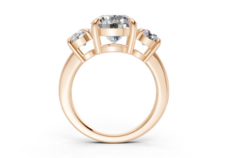 Adalyn Three Stone 2mm Enagaement Ring