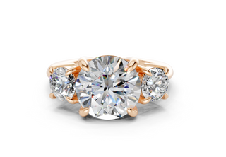 Adalyn Three Stone 2mm Enagaement Ring