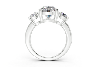 Adalyn Three Stone 2mm Enagaement Ring