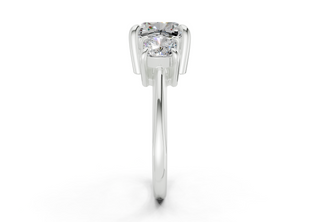 Adalyn Three Stone 2mm Enagaement Ring