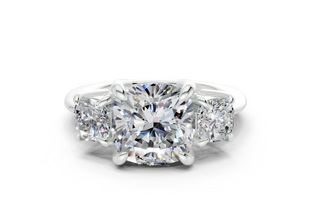 Adalyn Three Stone 2mm Enagaement Ring