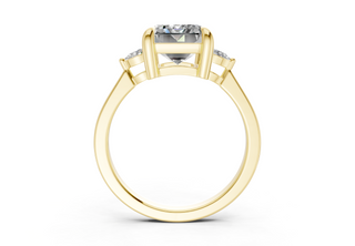 Lyanna Three Stone 2mm Enagaement Ring