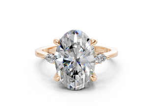 Lyanna Three Stone 2mm Enagaement Ring