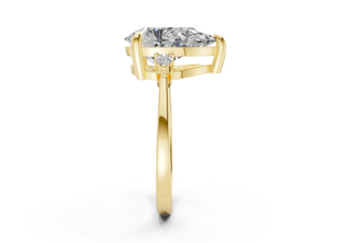 Lyanna Three Stone 2mm Enagaement Ring