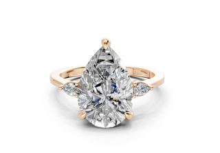 Lyanna Three Stone 2mm Enagaement Ring