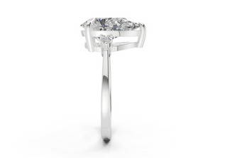 Lyanna Three Stone 2mm Enagaement Ring