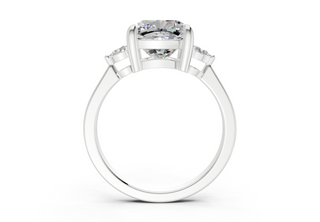 Lyanna Three Stone 2mm Enagaement Ring