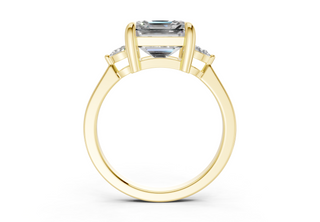 Lyanna Three Stone 2mm Enagaement Ring