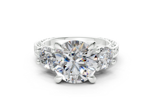 Atria Vintage 3mm Enagaement Ring