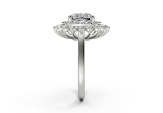 Yelena Vintage 2mm Enagaement Ring